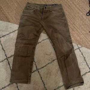 mens kuhl khaki pants(34x30)